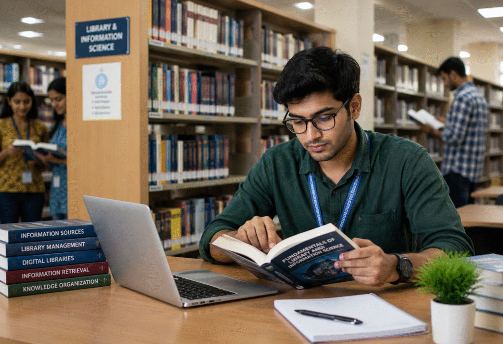 Library study session in progress